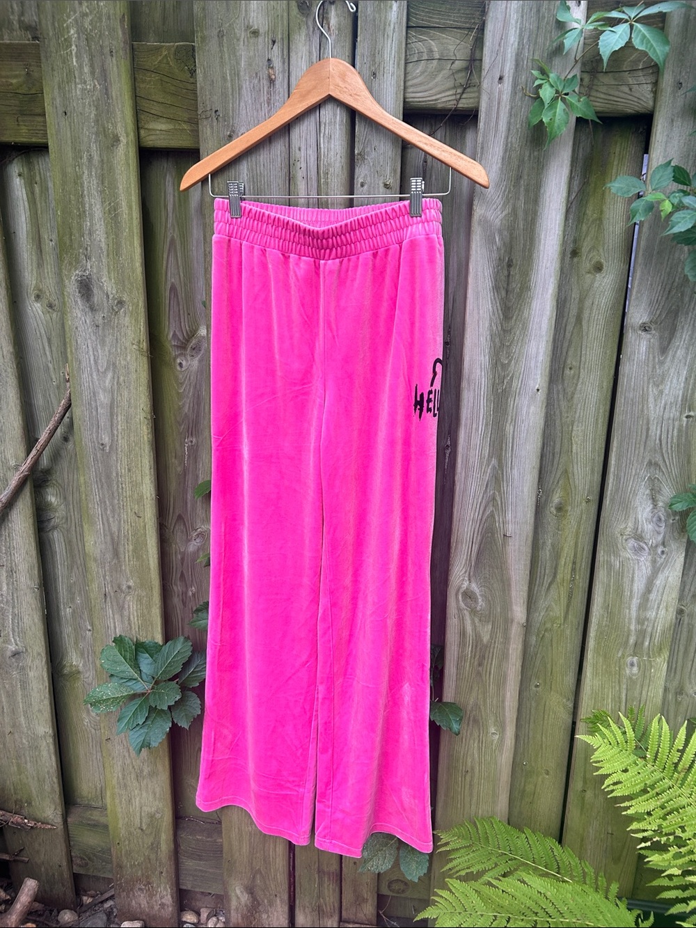 Hello Kitty x F21 Pink Velour Pants